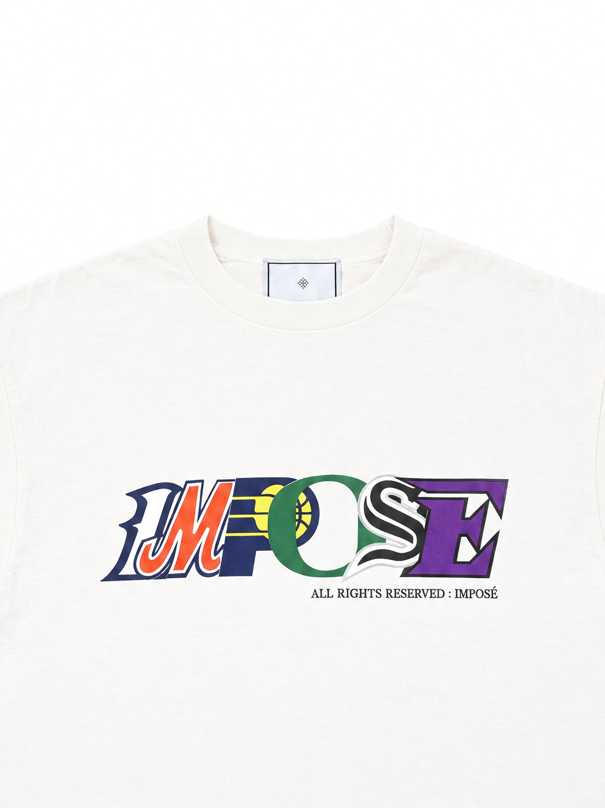 Imposé Relaxed Cropped Tee – Off White