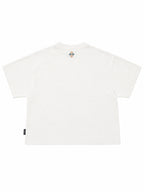 Imposé Relaxed Cropped Tee – Off White