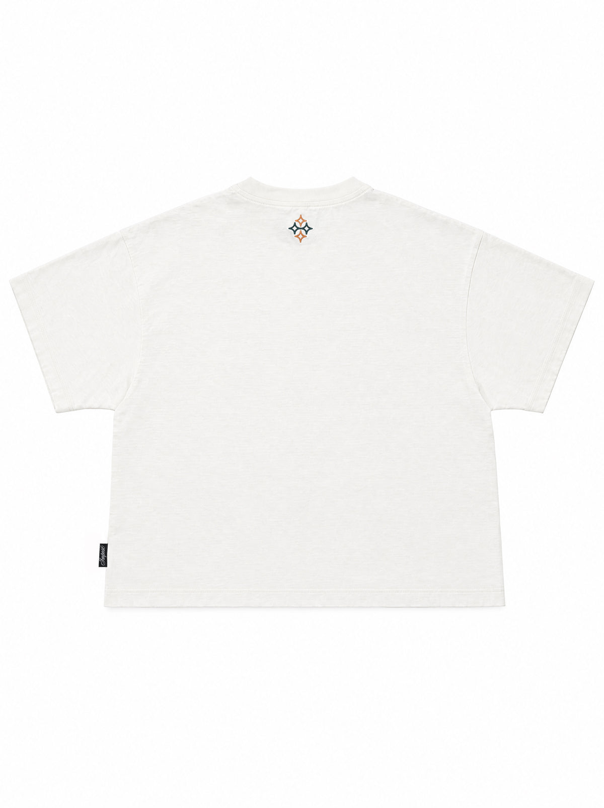 Imposé Relaxed Cropped Tee – Off White