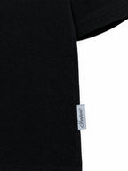Imposé “College Arc” Relaxed Cropped Tee – Black