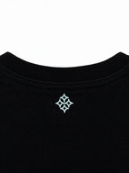 Imposé “College Arc” Relaxed Cropped Tee – Black