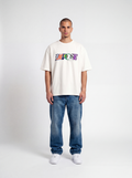 Imposé Relaxed Cropped Tee – Off White