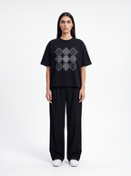 Imposé Signature Pattern T-Shirt – Black