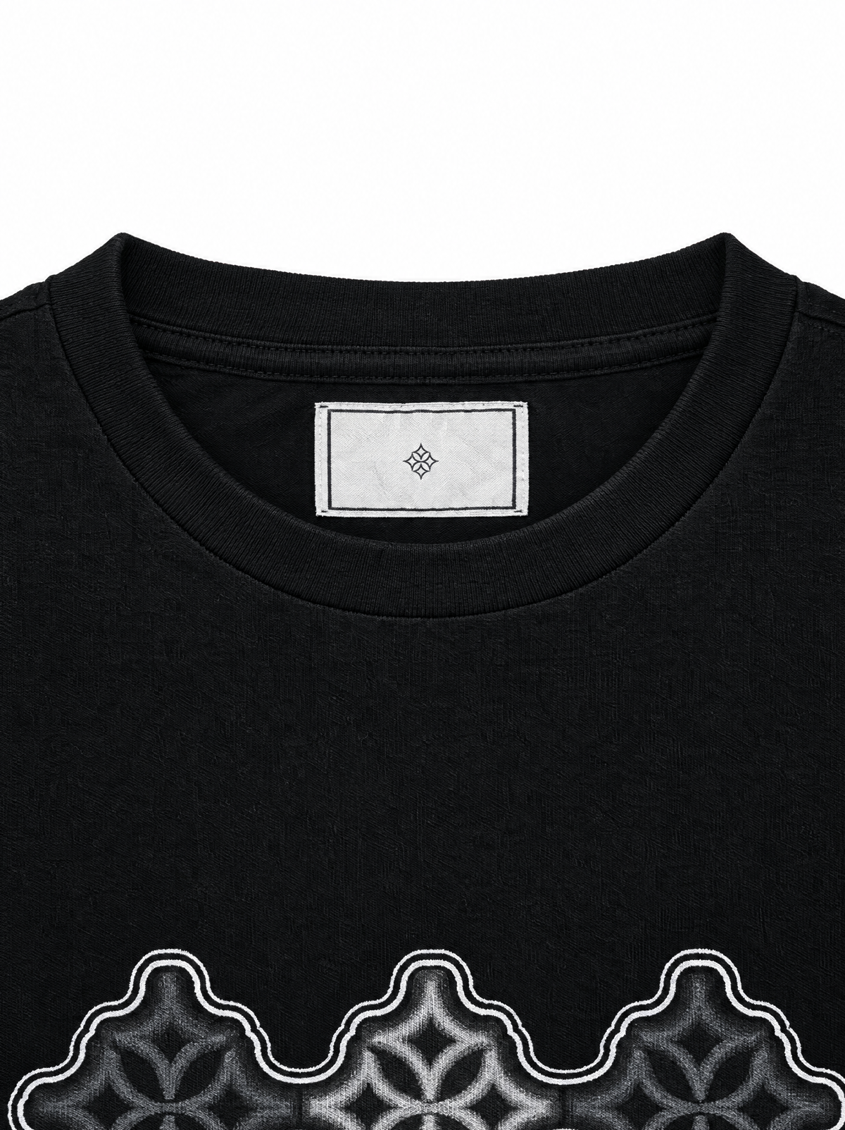 Imposé Signature Pattern T-Shirt – Black