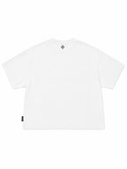 Imposé Ice Relaxed Cropped Tee – White
